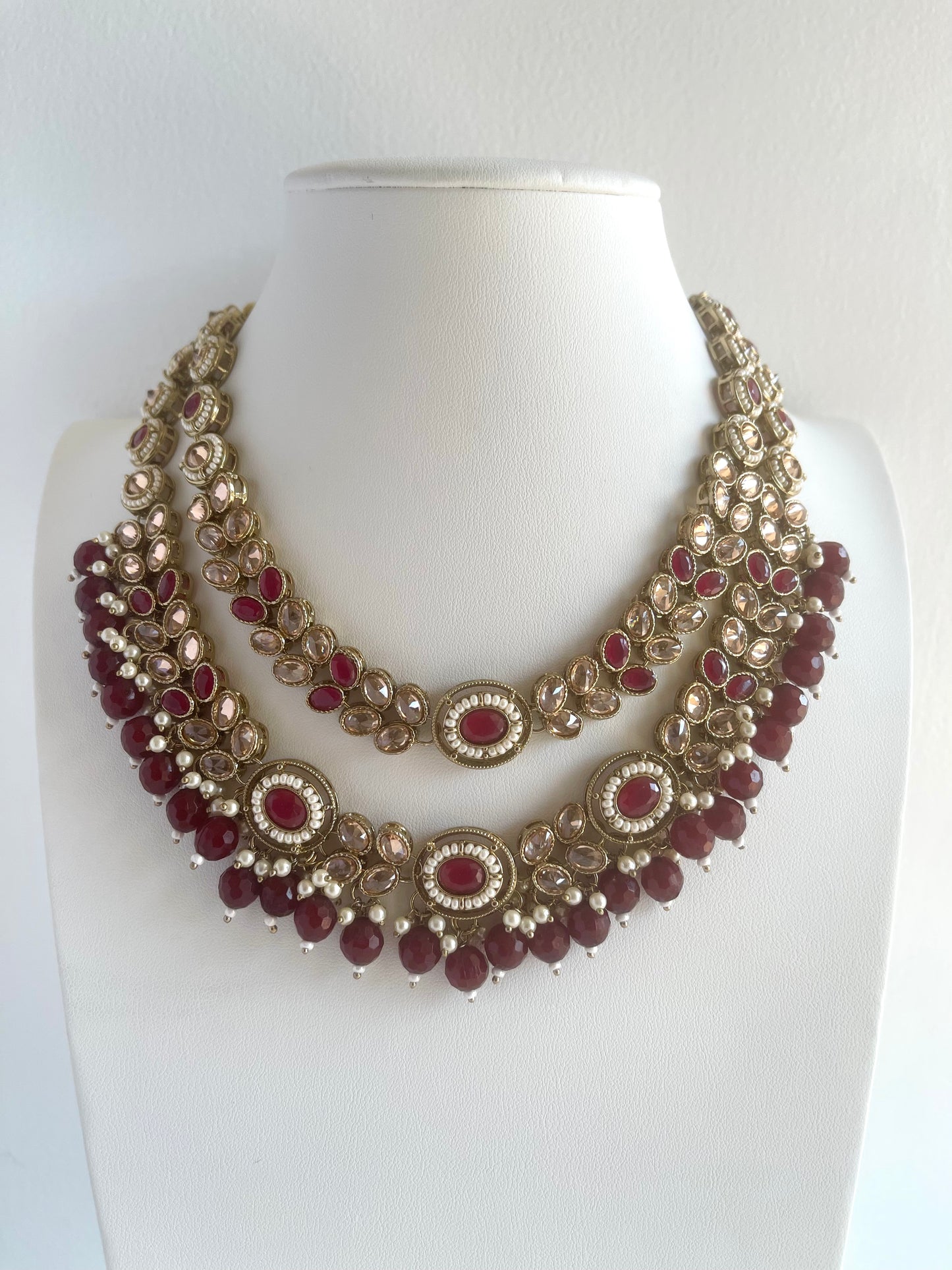 Double Layered Polki set
