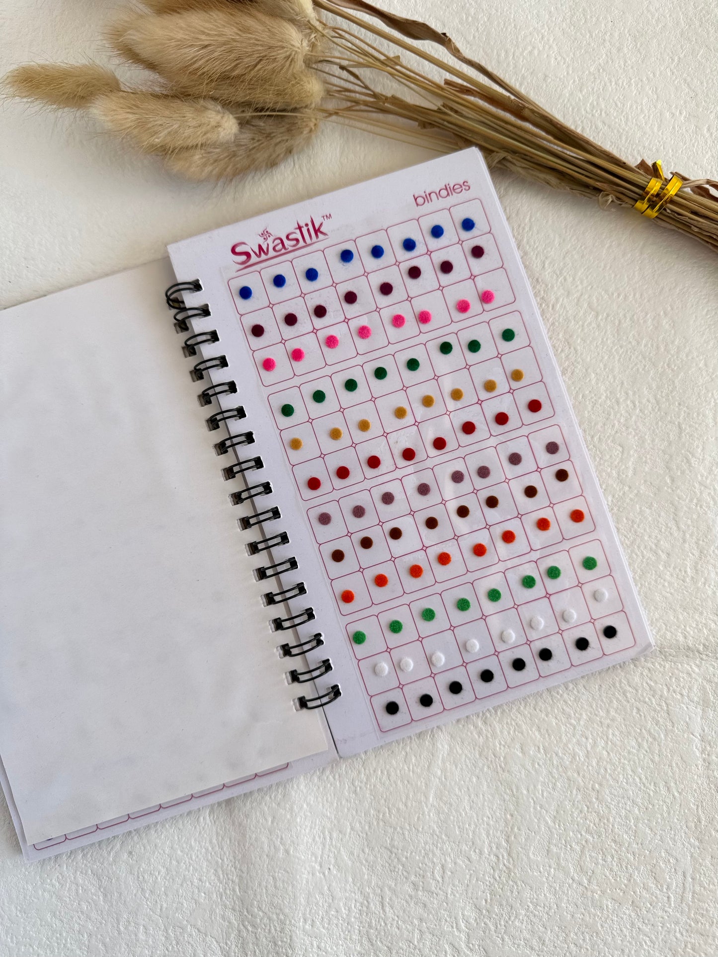 Plain Bindi Book (Mini to Small Size)
