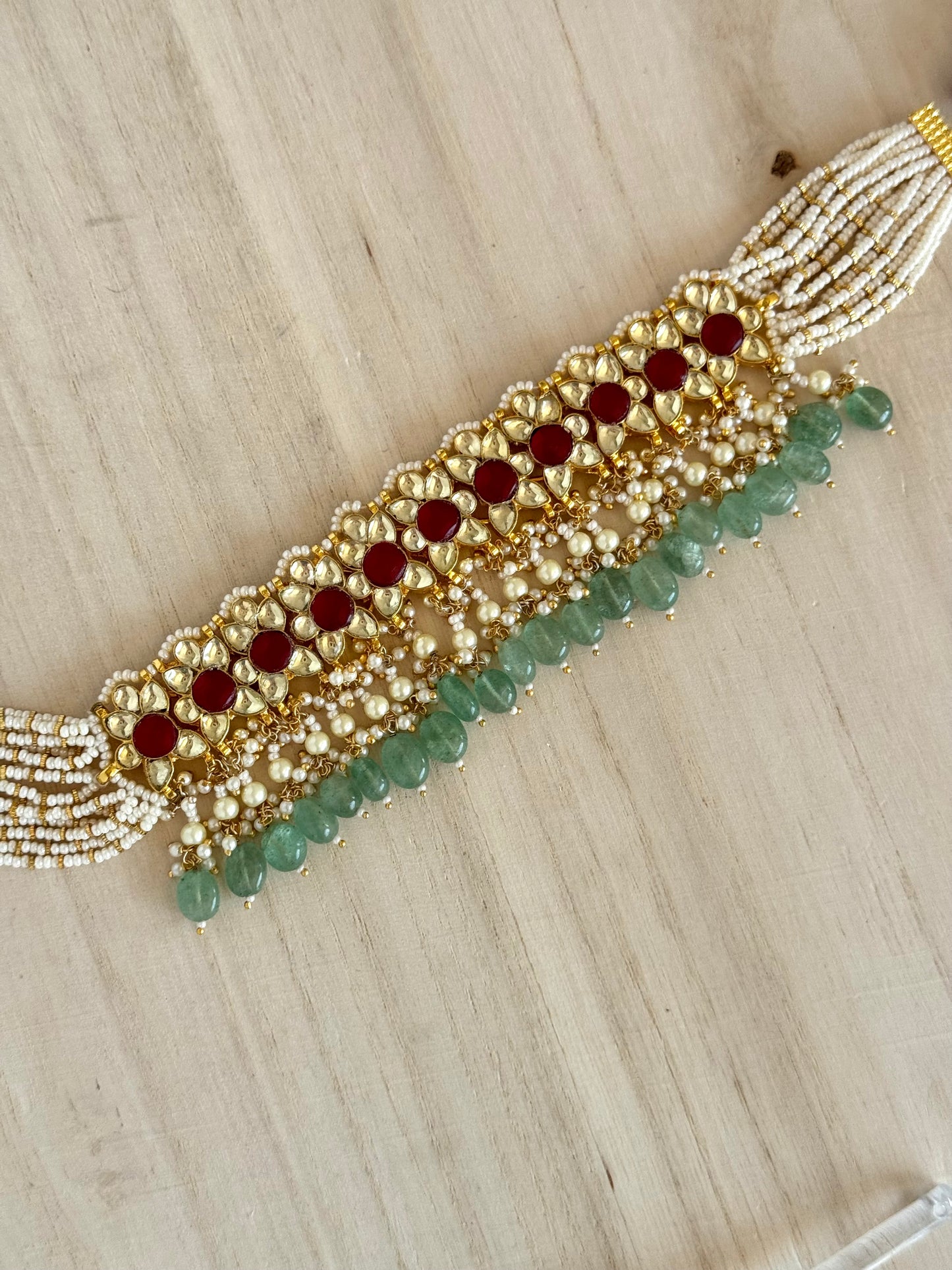 Shop Pachi Kundan Choker Set by Mannat Jewelz