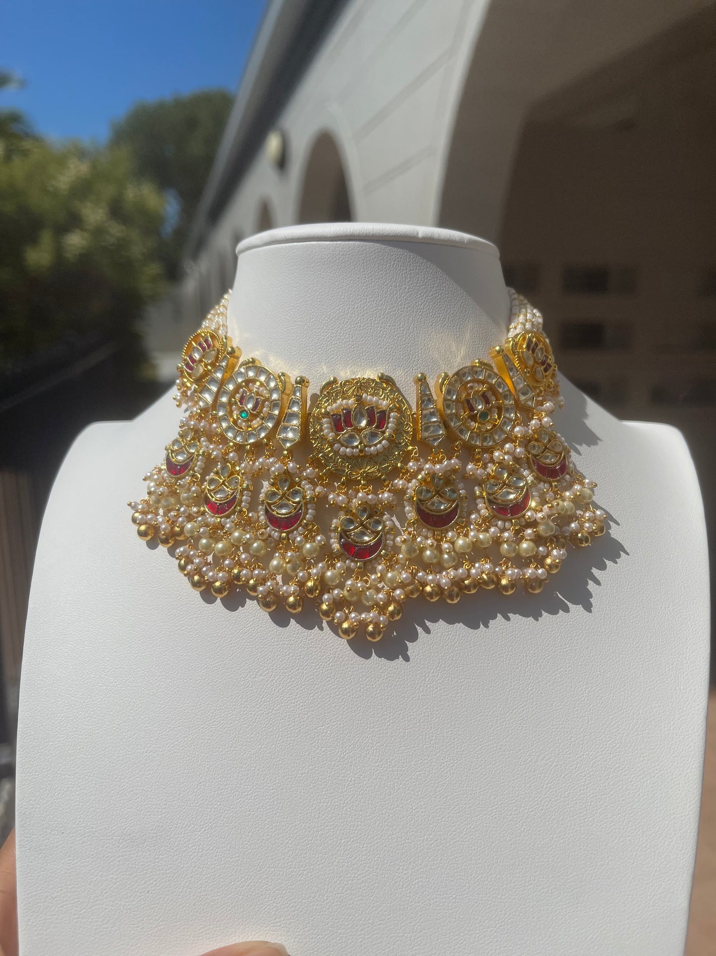 Pachi Kundan Choker Set (Luxury Range)