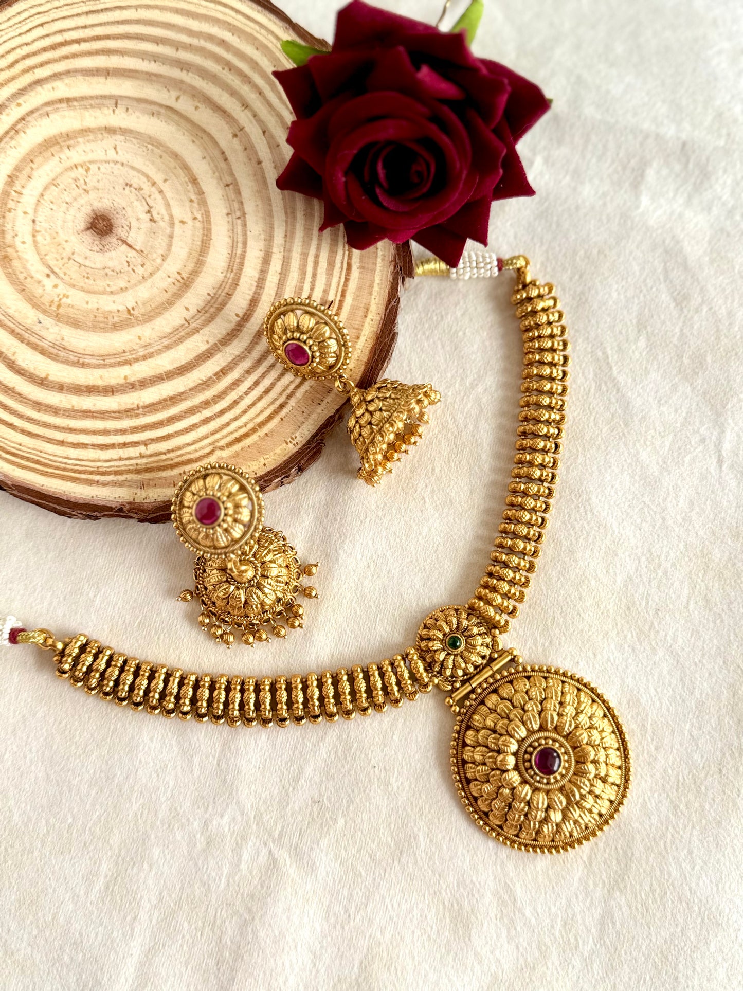 Gold Plated Necklace Set