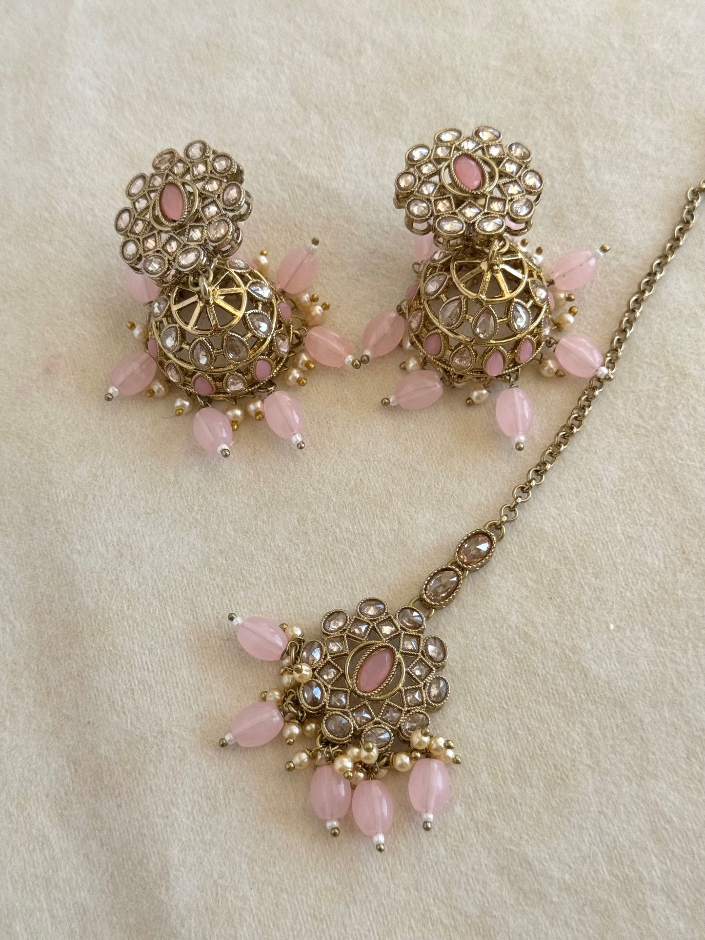 Polki Necklace Set by Mannat Jewelz