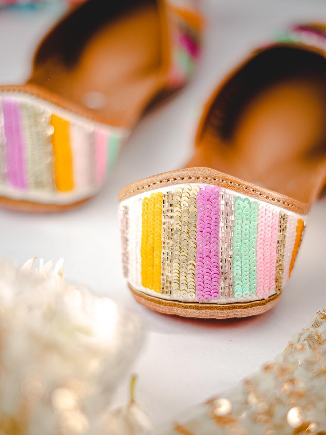 Rainbow Punjabi Jutti