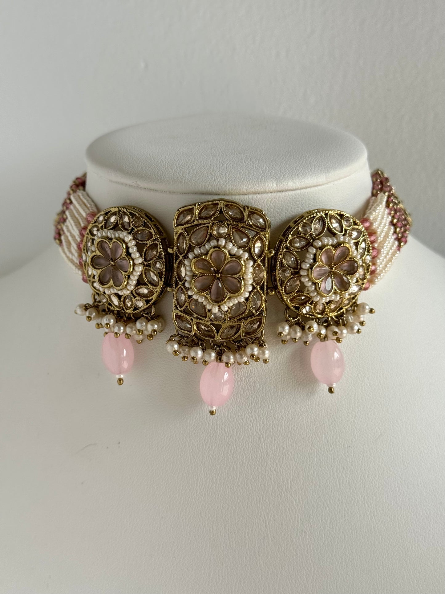 Polki Choker Set Traditional Beauty