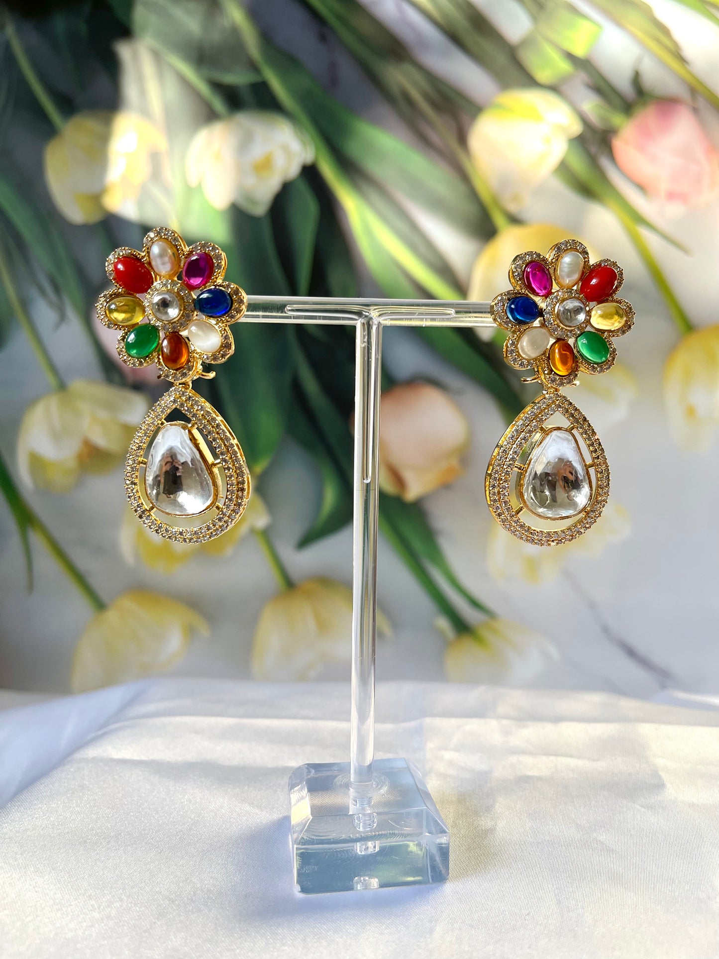 Tyaani Earrings (Luxury Range) - Mannatjewelz