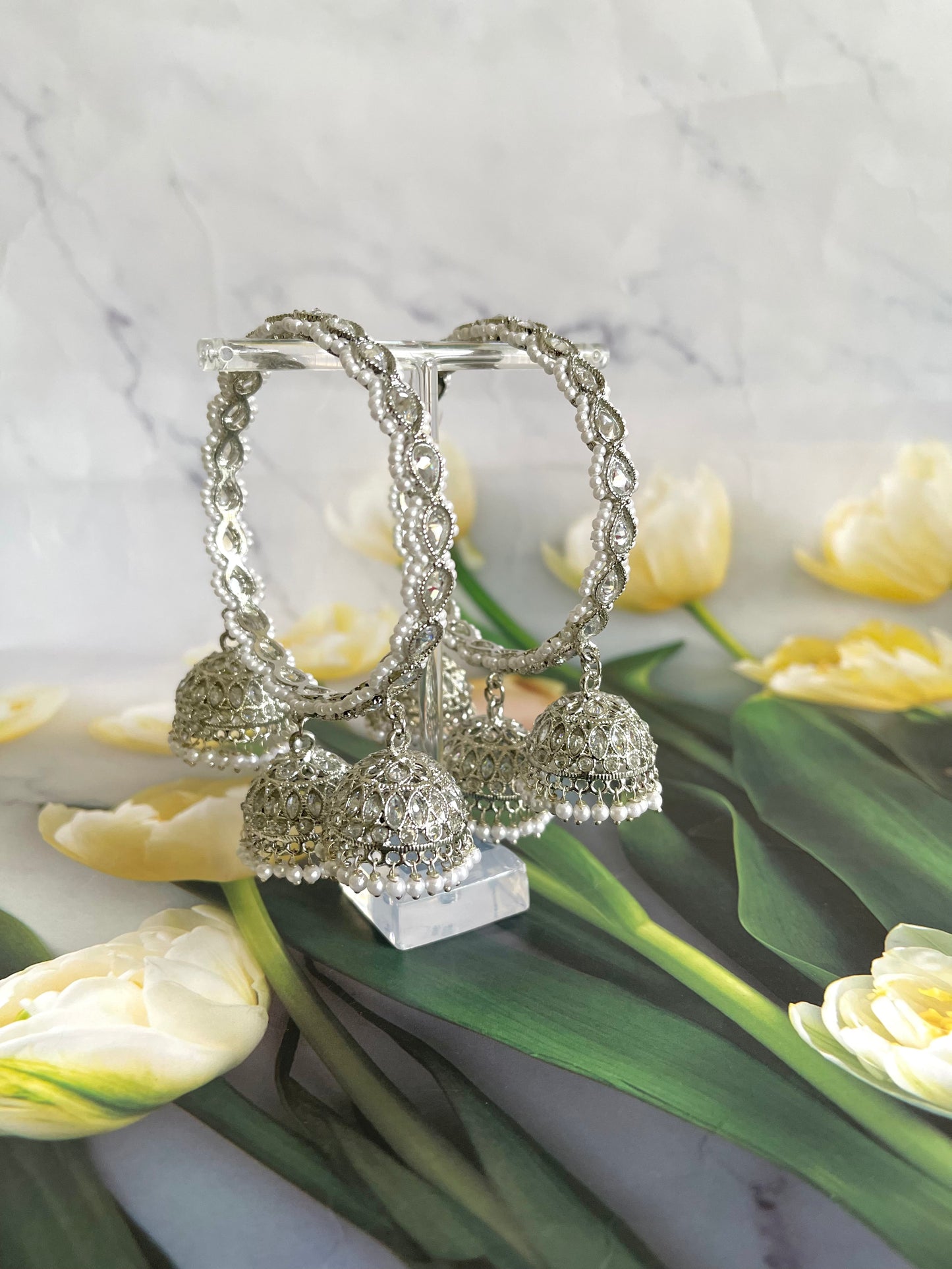 Polki Bangles - Mannatjewelz