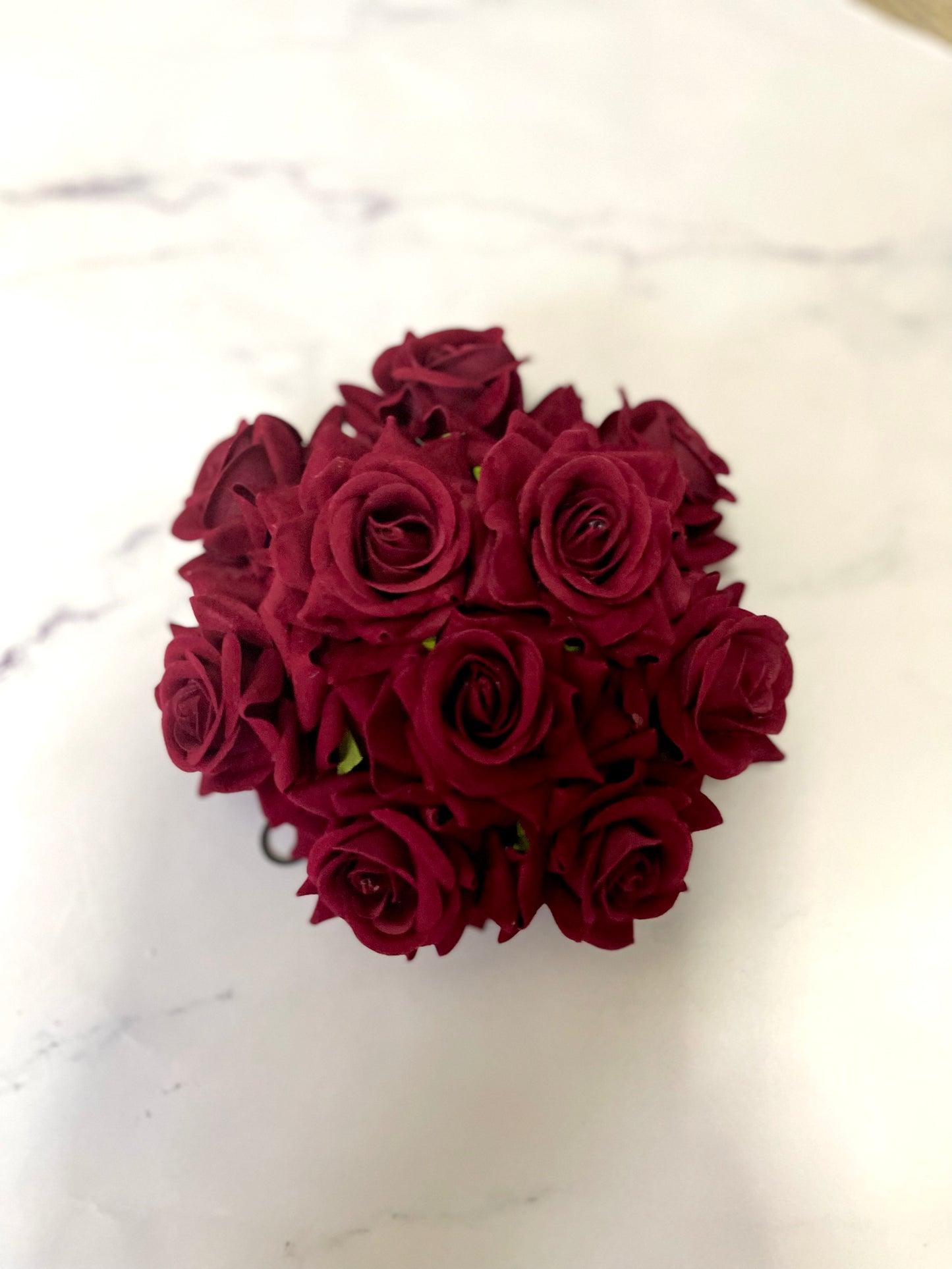 Maroon Flower Bun - Mannatjewelz