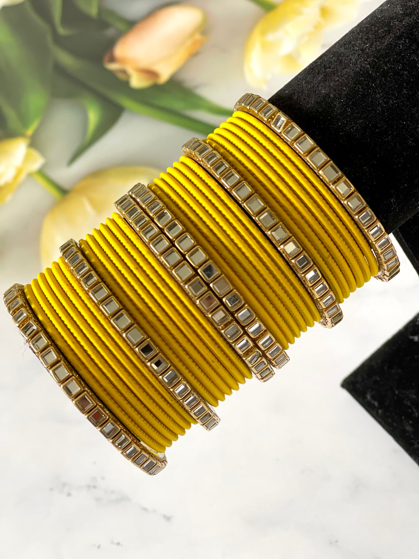Bangles & Kundan kada Set