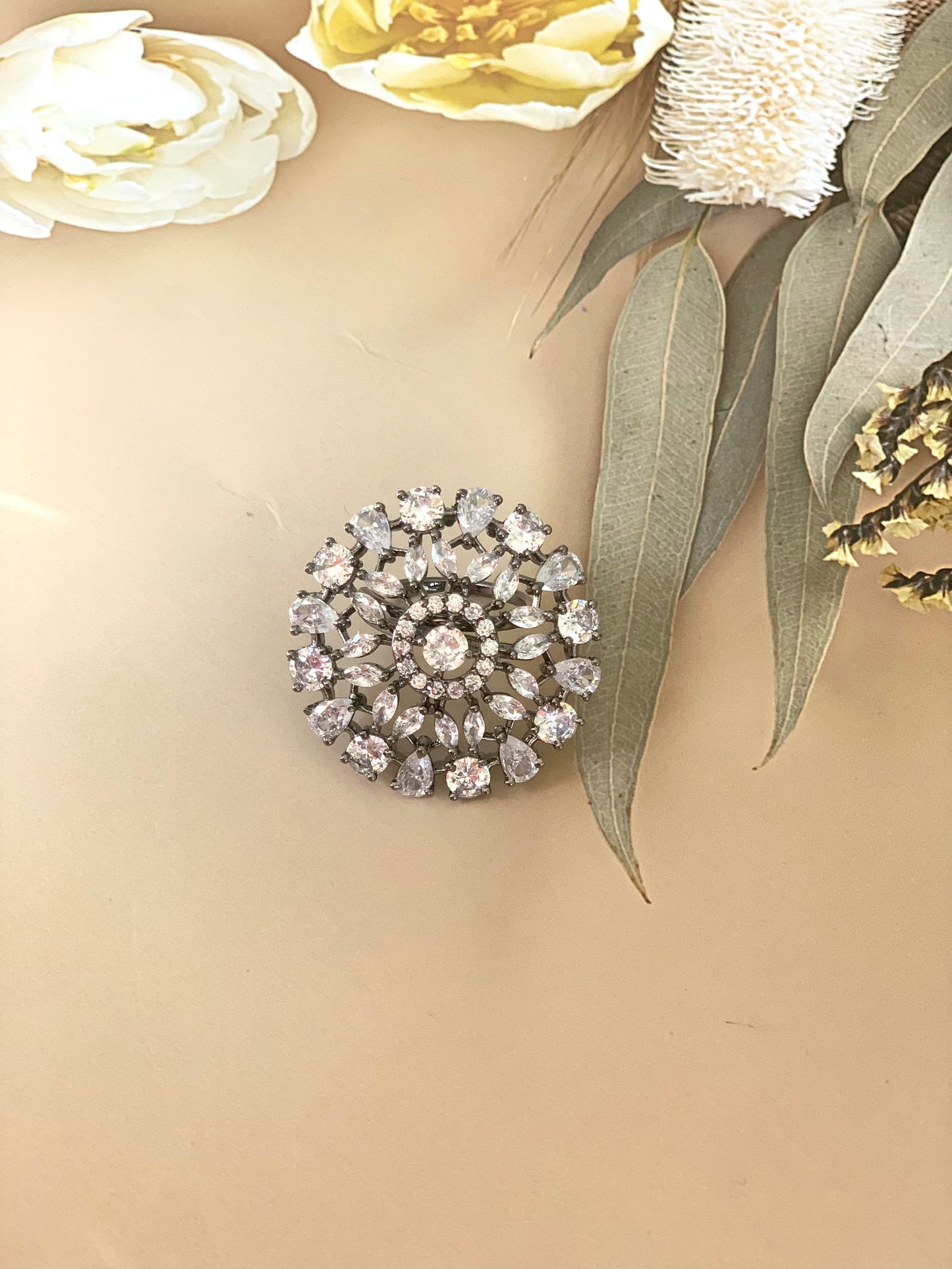 Adjustable American Diamond Rings