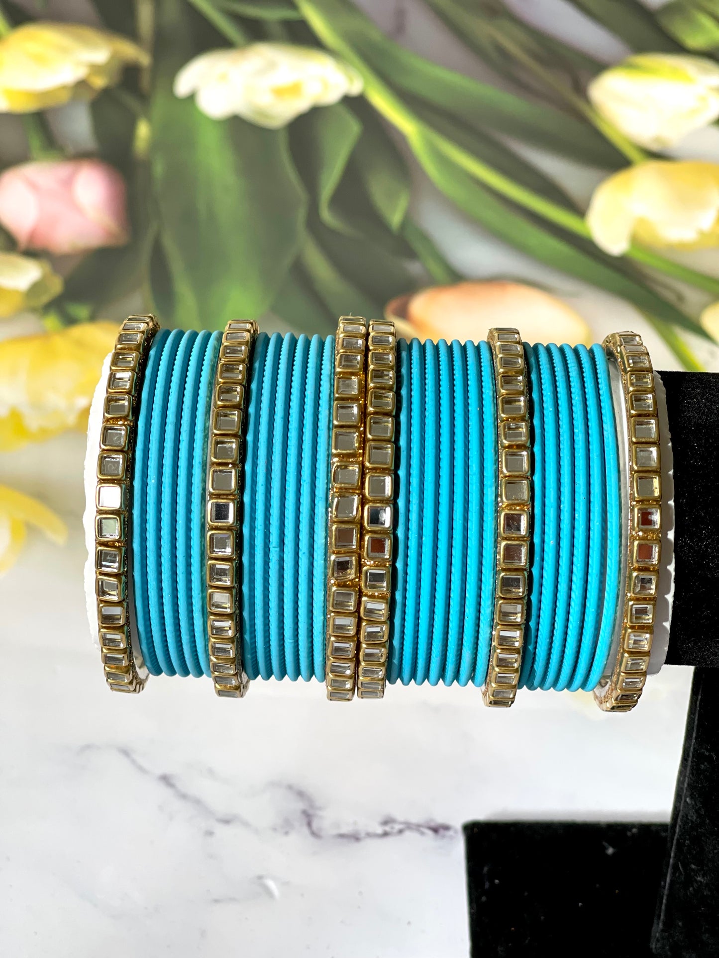 Bangles & Kundan kada Set