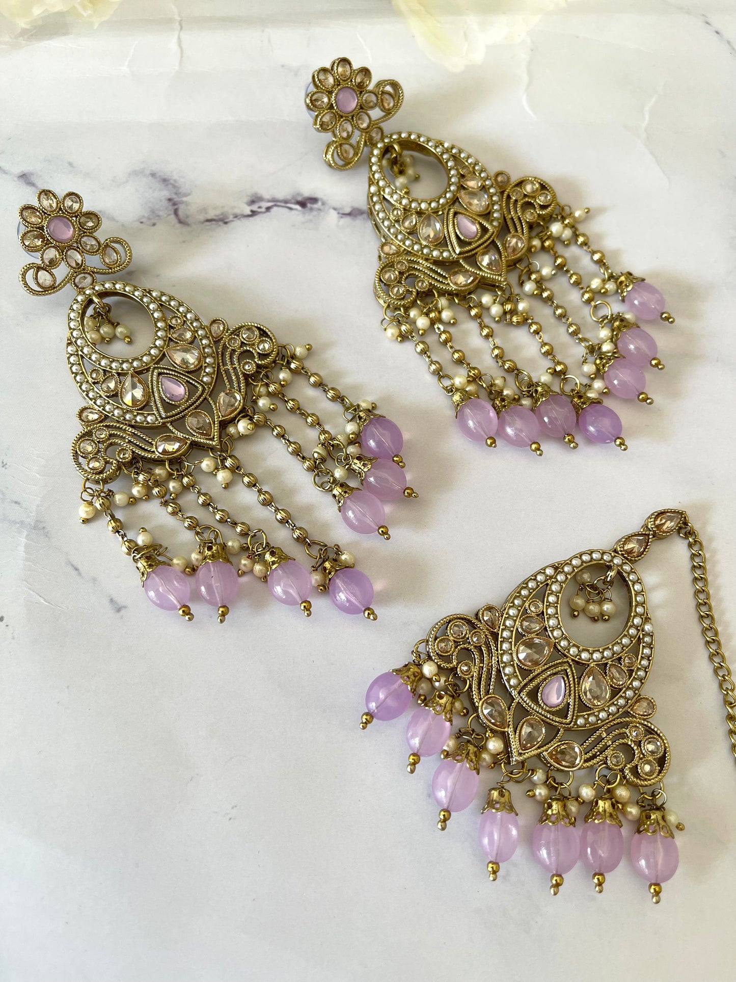 Reverse AD Set in Lavender - Mannatjewelz