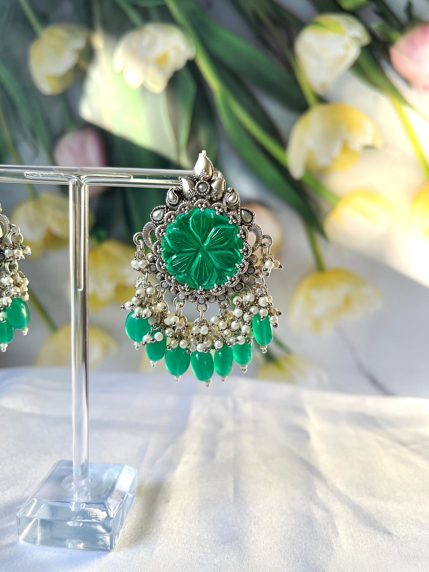 Amarpali Earrings (Luxury Range) - MannatJewelz