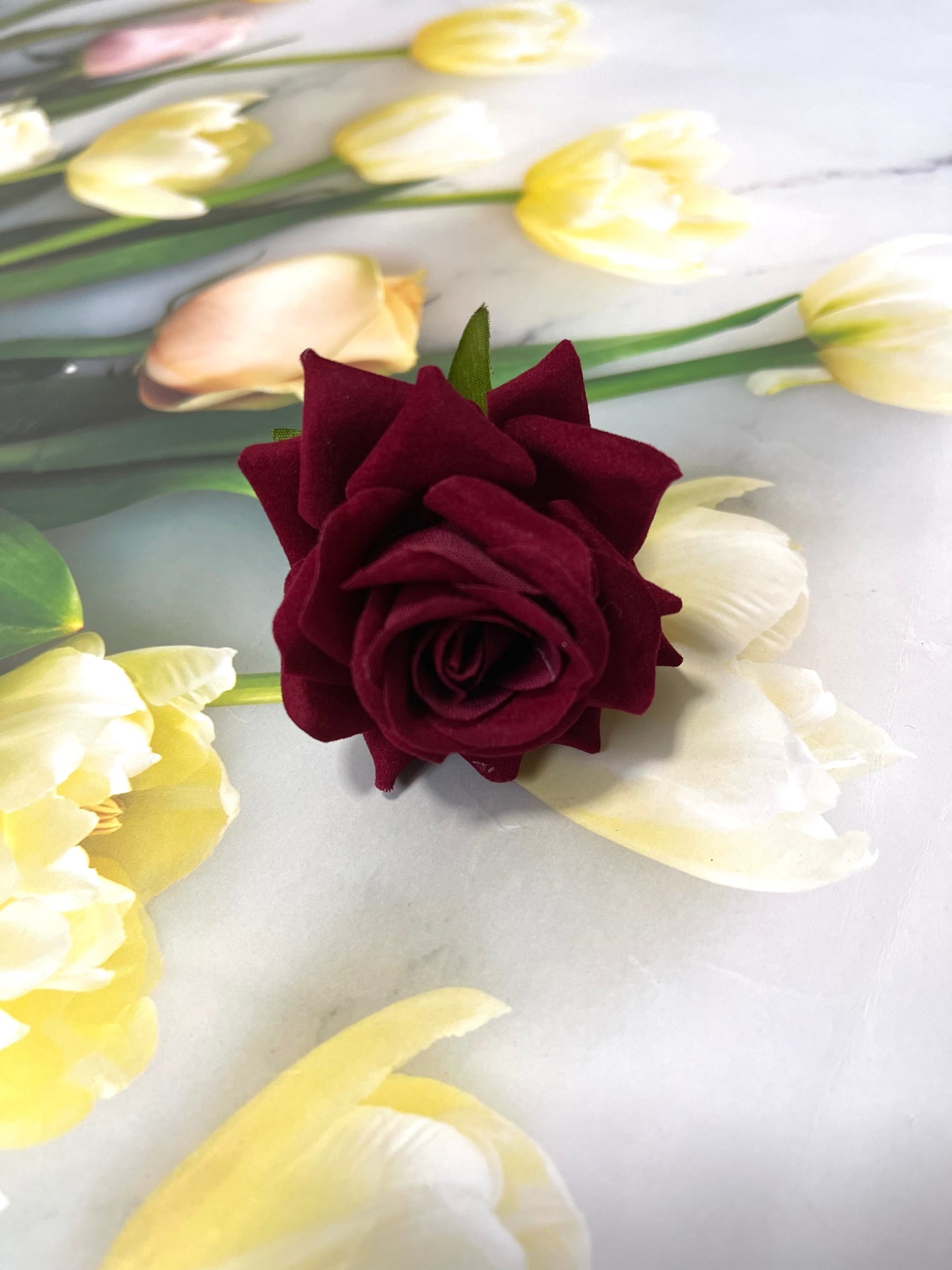 Rose w/ Bun Pin - Mannatjewelz