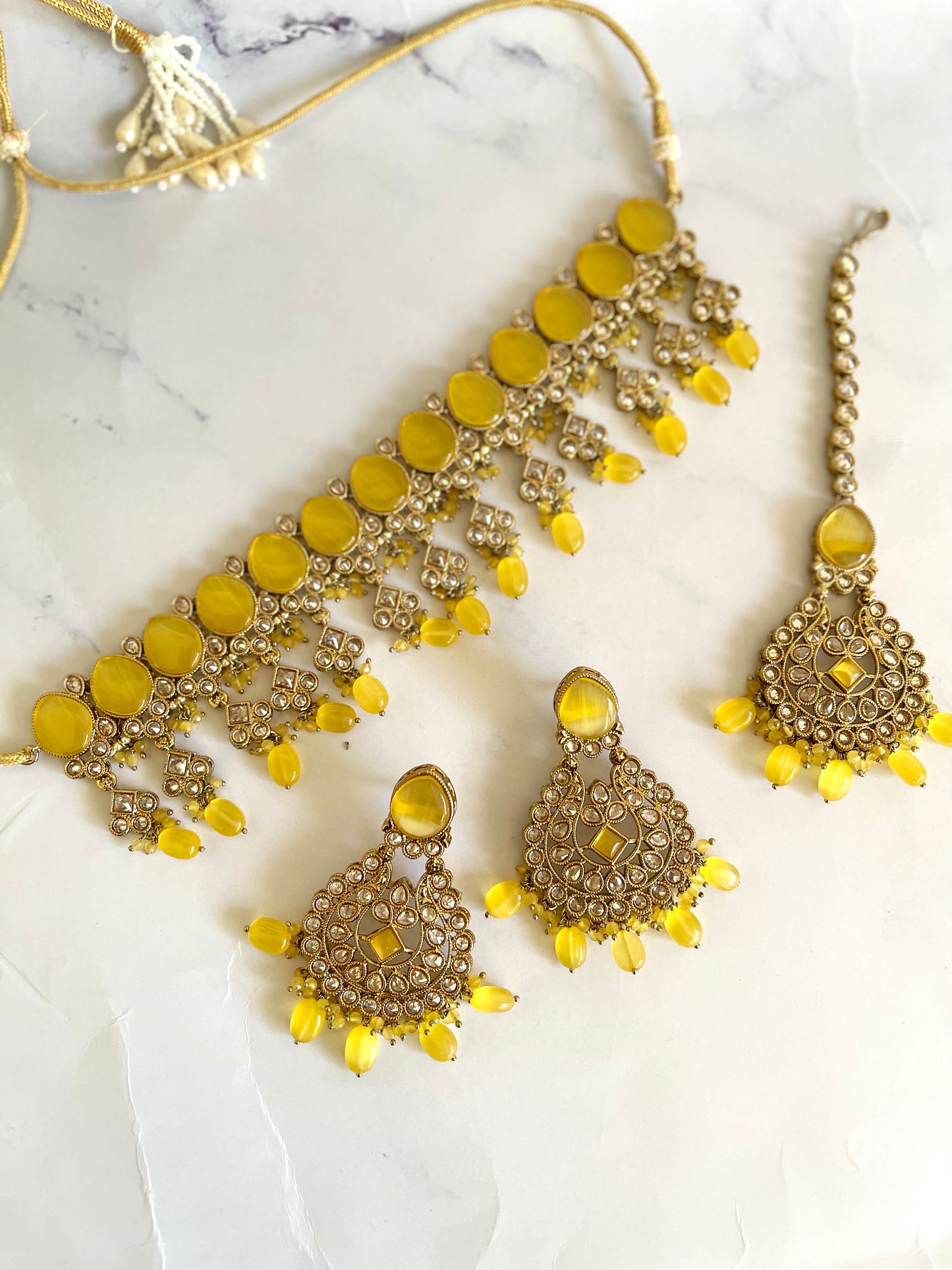 Monalisa & Polki Choker - Mannatjewels