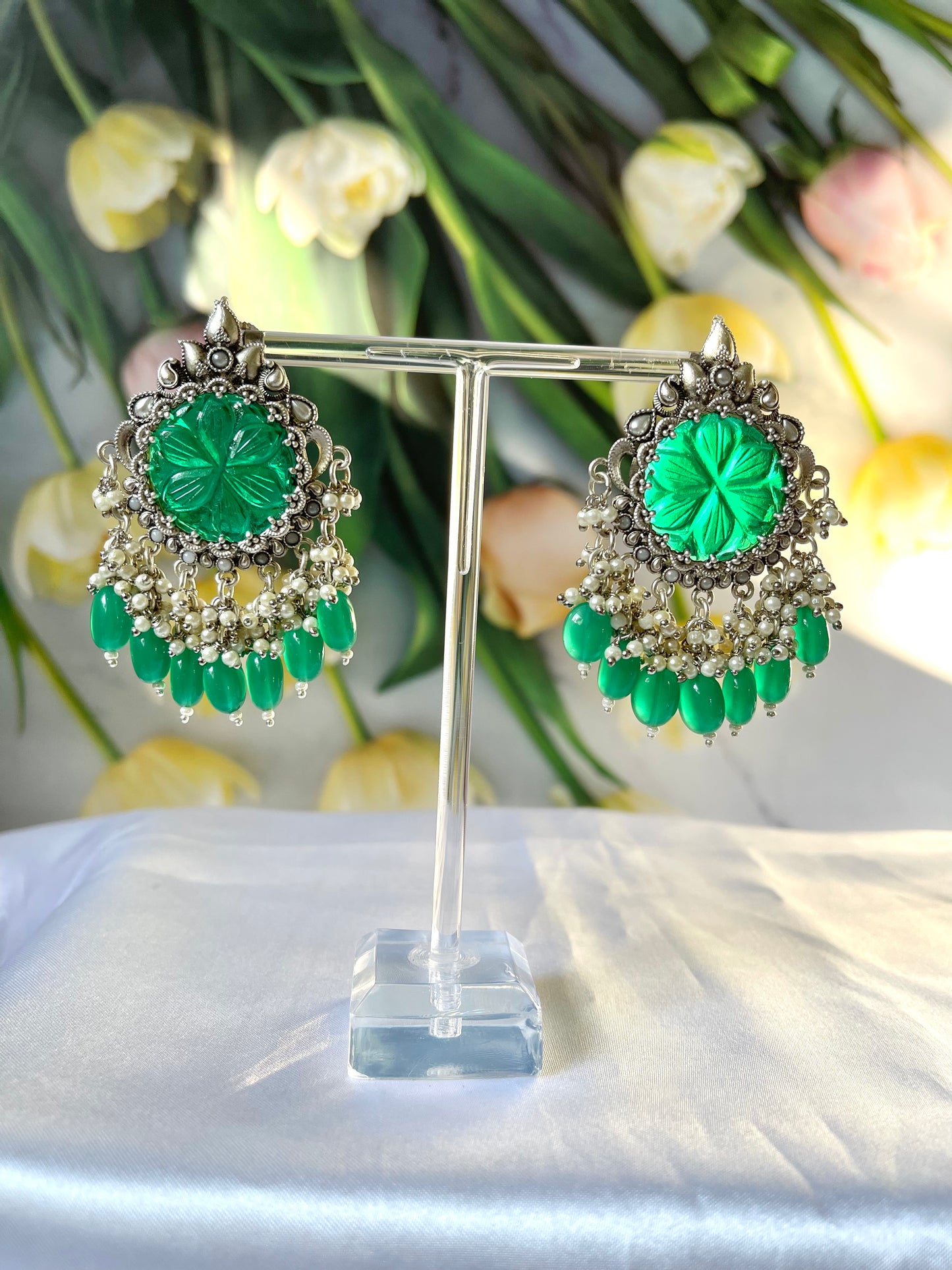 Amarpali Earrings (Luxury Range) - MannatJewelz