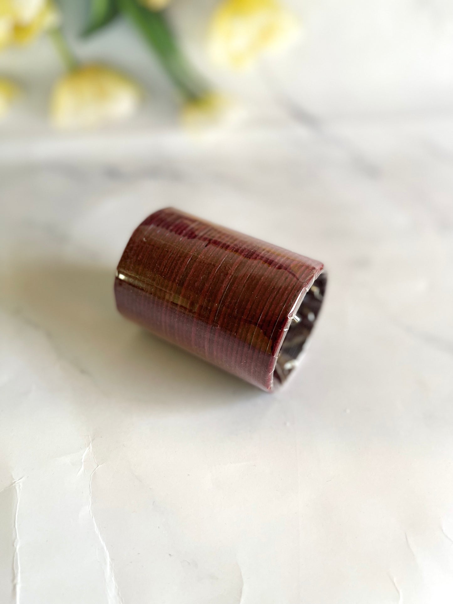 Maroon Velvet Bangles - Mannatjewelz