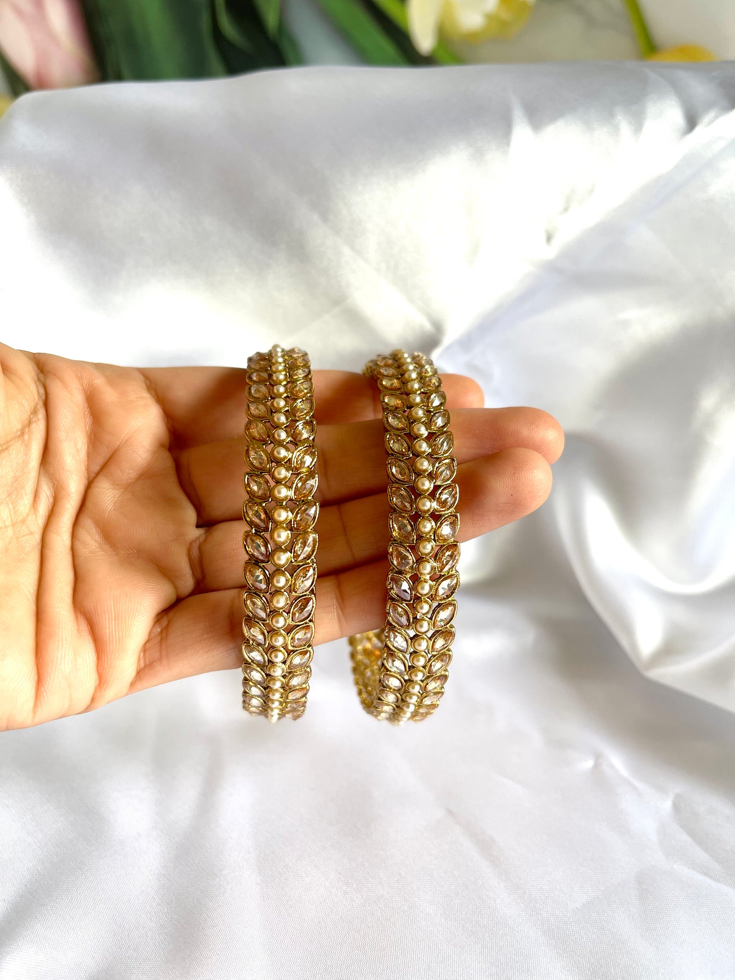 Polki Kada Pair - Mannatjewelz