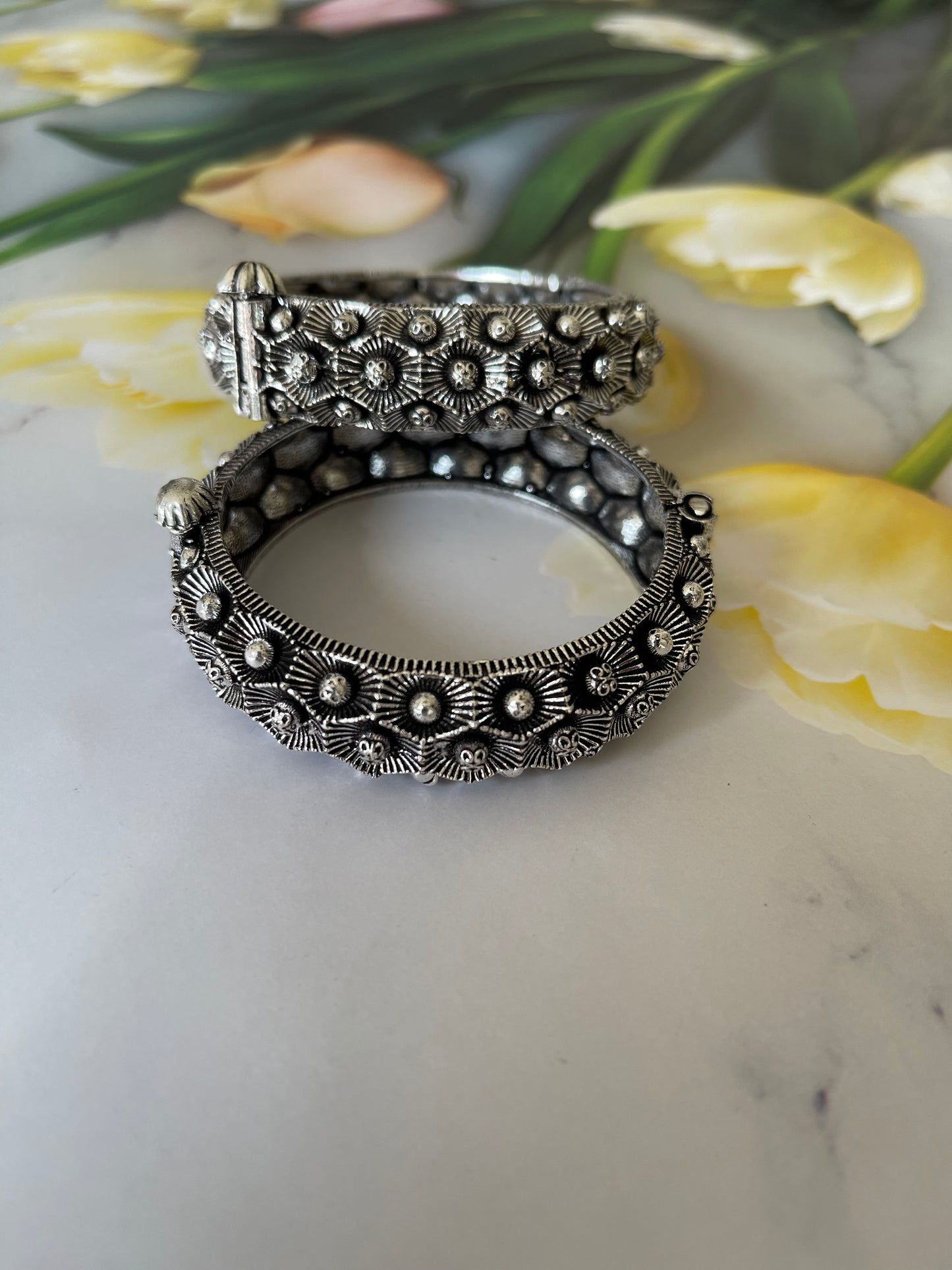 Openable Kadas Pair in 2.4 - Mannatjewels