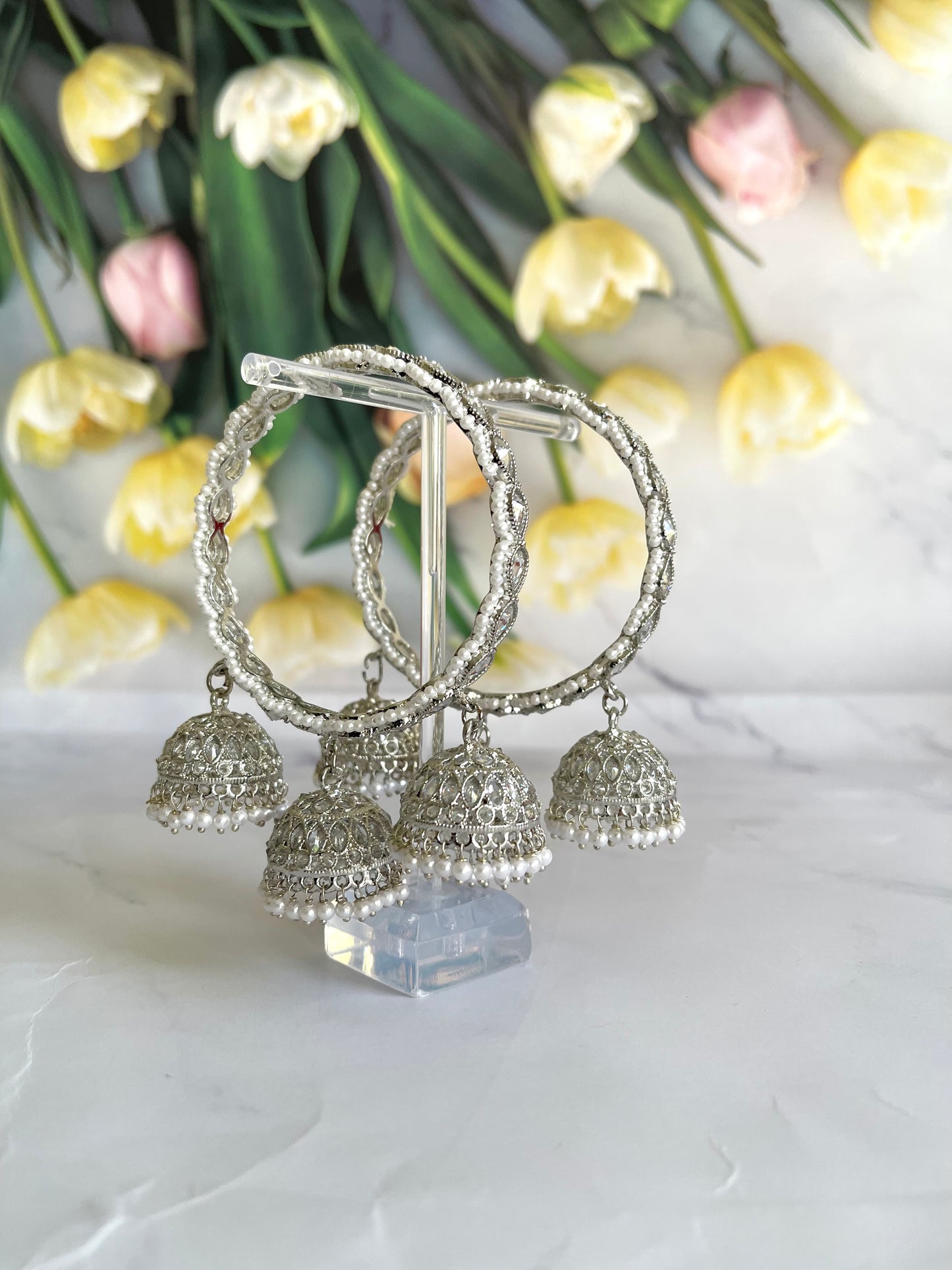 Polki Bangles - Mannatjewelz