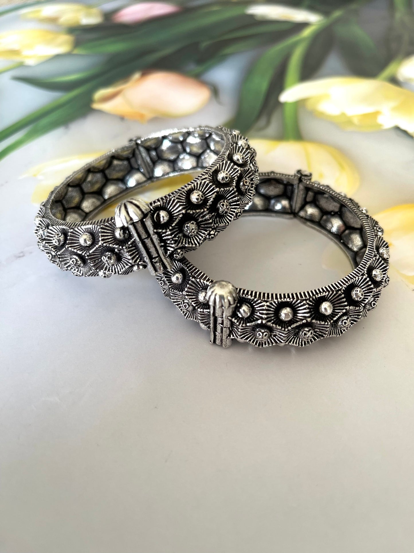 Openable Kadas Pair in 2.4 - Mannatjewels