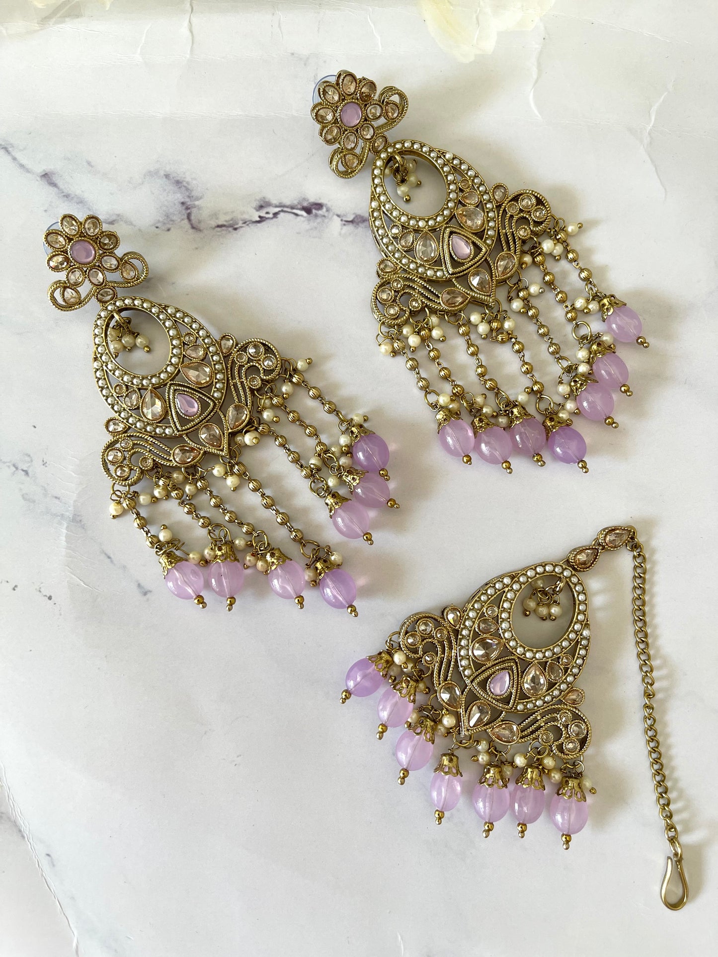 Reverse AD Set in Lavender - Mannatjewelz