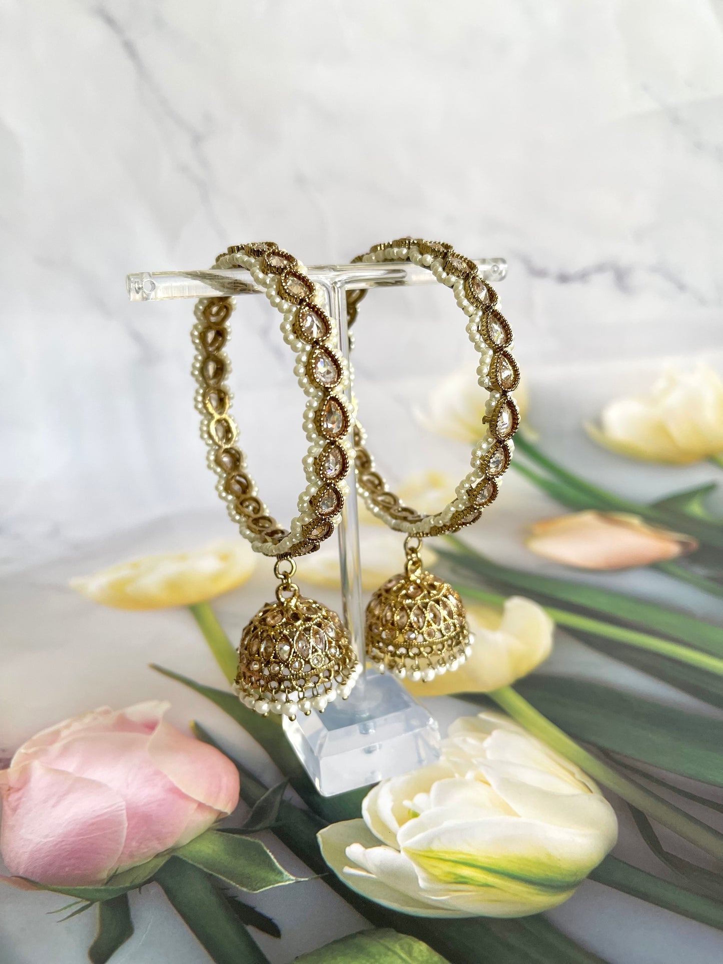 Polki Bangles - Mannatjewelz