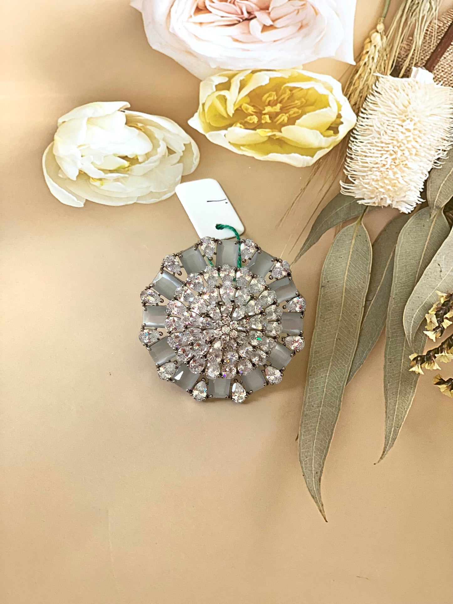 Oversized AD Rings (Color Options Available) - Mannatjewels