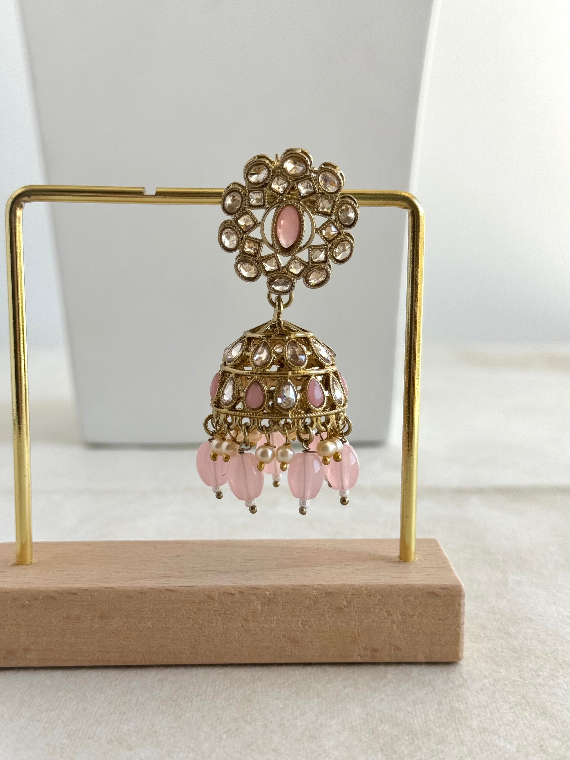 Elegant Polki Necklace Set by Mannat Jewelz