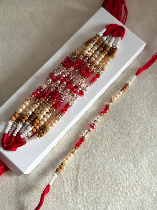 Crystal Stone Thread Rakhi