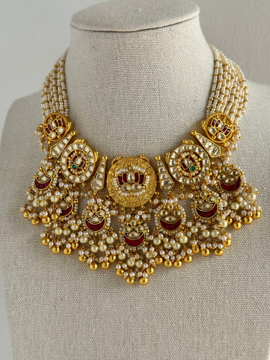 Pachi Kundan Choker Set (Luxury Range)