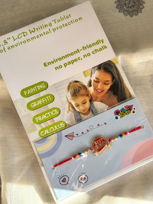 Kids Rakhi w/ Writing Tablet