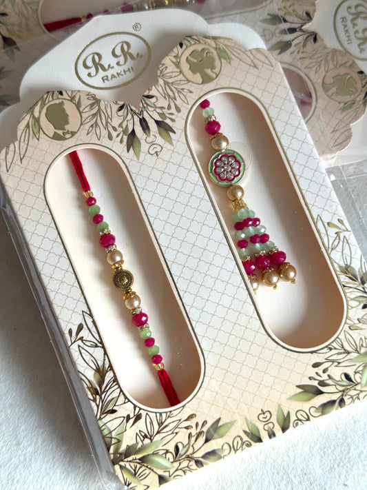 Meenakari Combo Rakhi