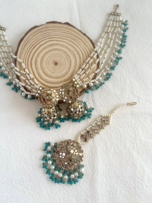 Earrings & Tikka Set