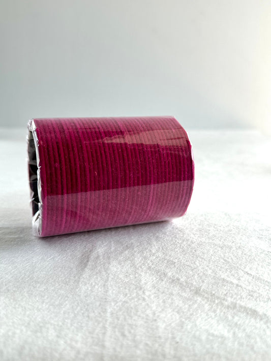 Magenta/Rani Velvet Bangles