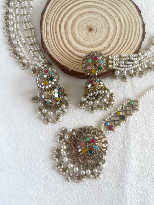 Earrings & Tikka Set