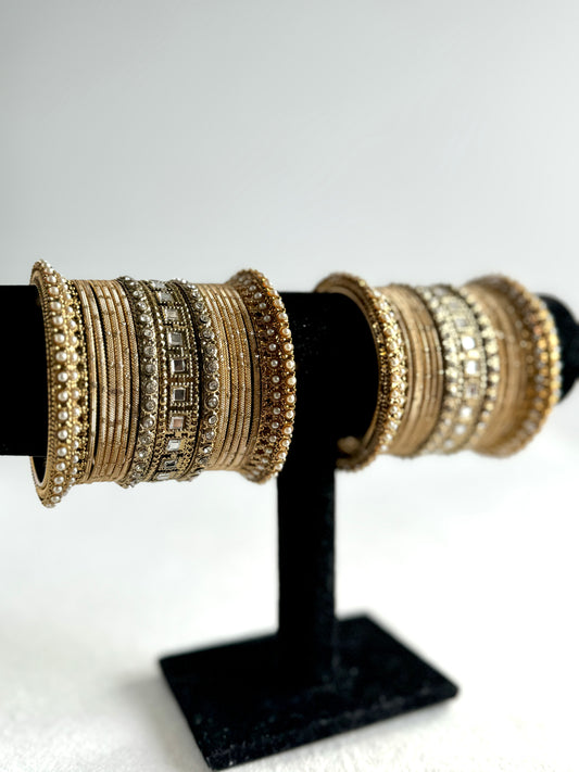 Gold Bangle Set