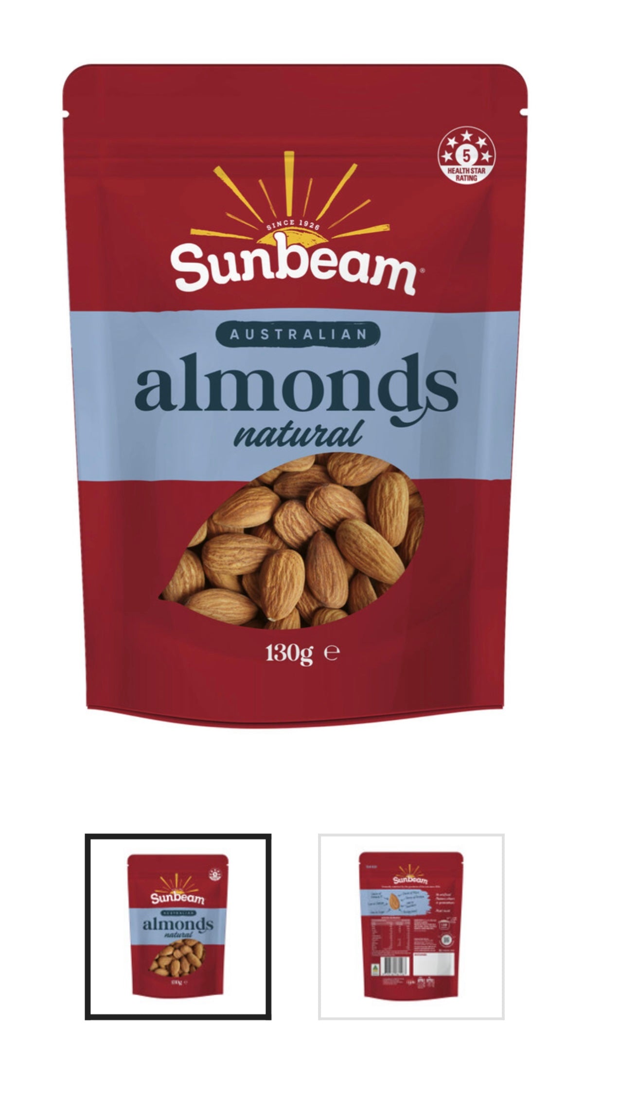 Pack of Natural Almonds