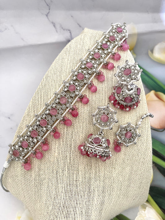 Polki Choker Set - Mannatjewelz