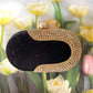 Diamond Studded Black Clutch - Mannatjewelz