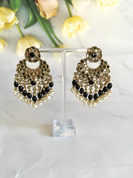 Mirror Earrings - Mannat Jewels 