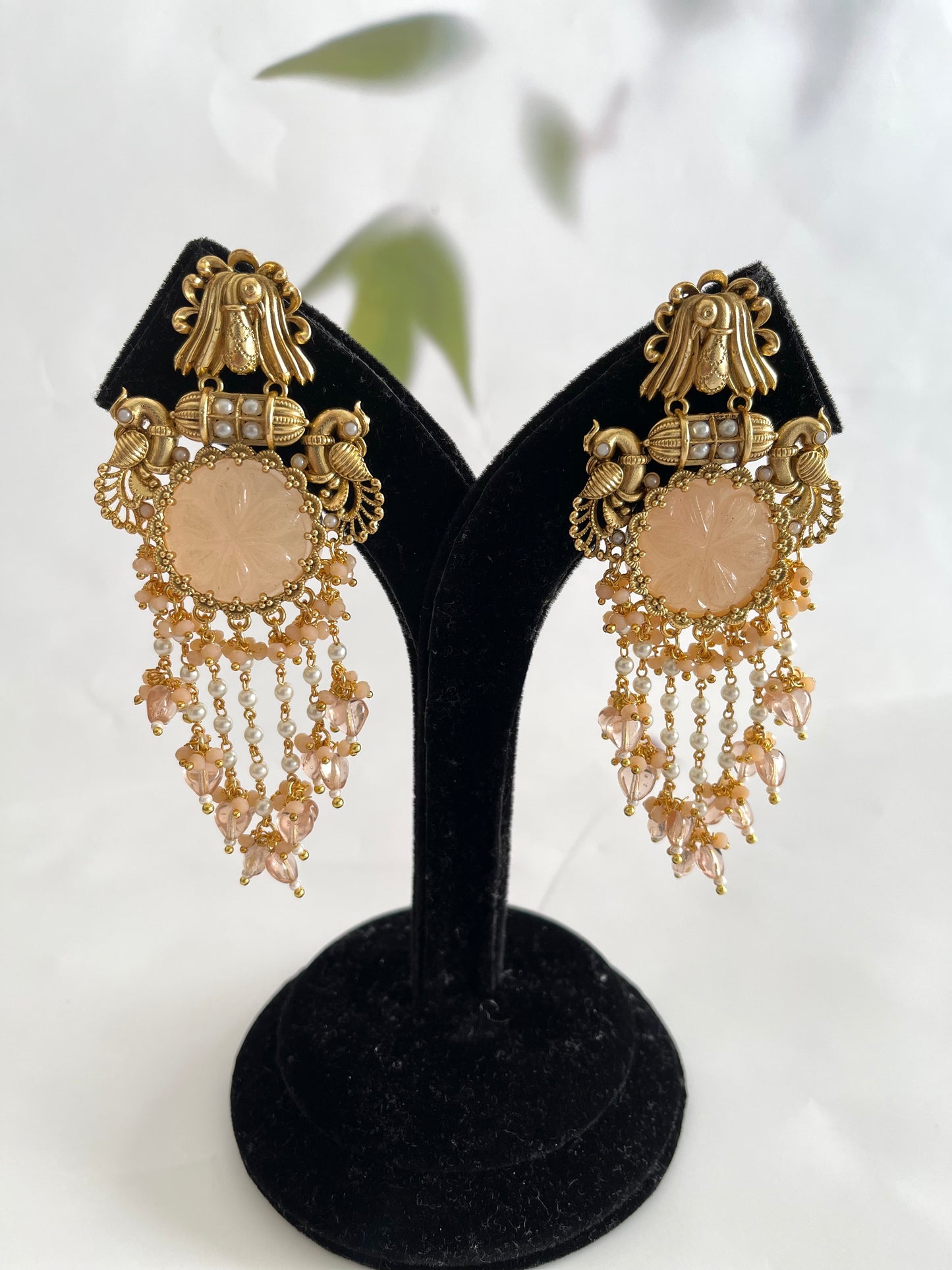 Statement Amarpali Earrings (Luxury Range) - Mannatjewelz